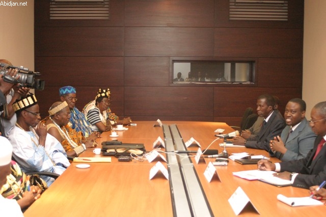 Soro Guillaume aux chefs traditionnels, hier: 